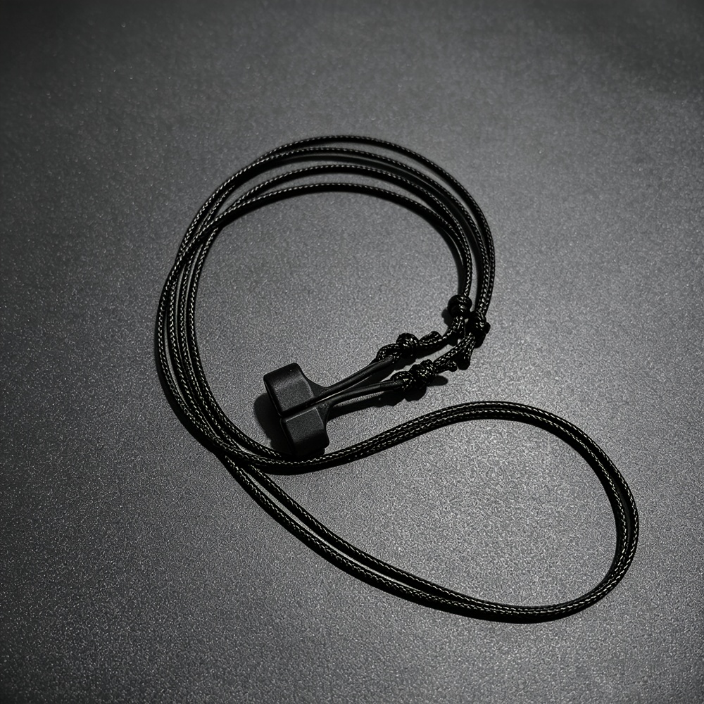TEMU 1pc Wax Rope Silicone Magnetic Anti-loss Lanyard/ Adjustable Length/ Lightweight And Invisible/ Suitable For Daily Commuting And Sports To