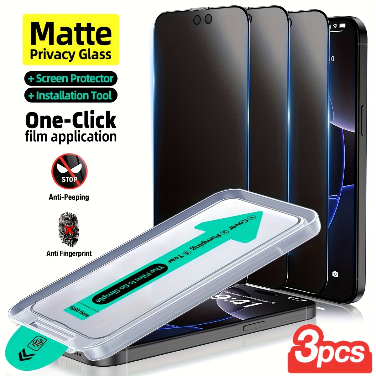 BROTECT Anti-Glare Protective Glass For Pioneer CDJ 3000 (Pack Of 3) Protective Film Tempered Glass Matt [Extremely Scratch-Resistant 9H, Anti-Reflection - View #12