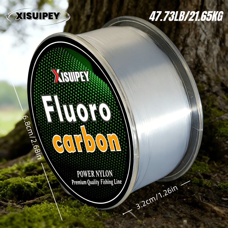 TEMU 200m/218yds White Transparent Nylon Fishing Line