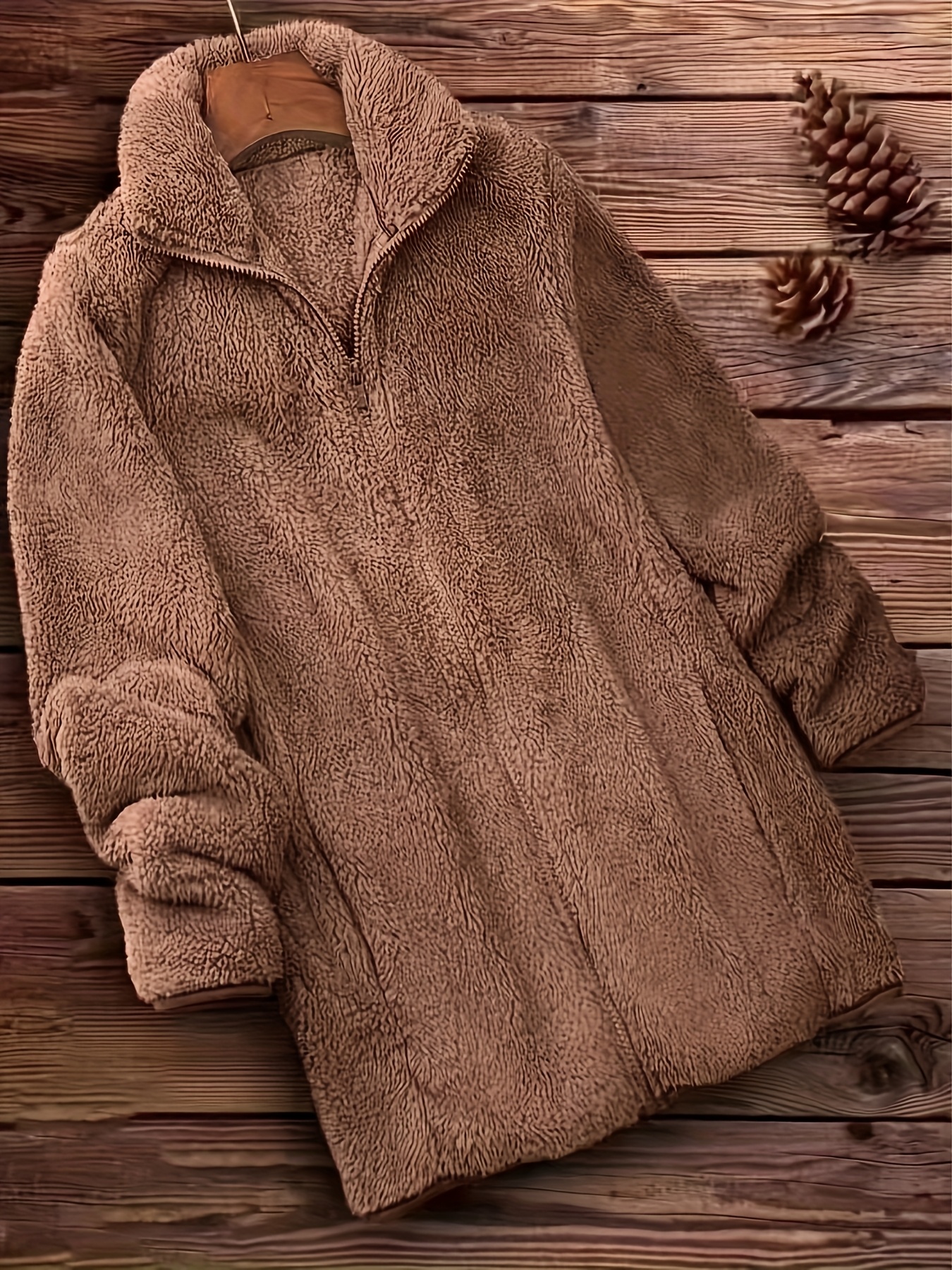 chaqueta forro polar mujer abrigo invierno Temu Spain