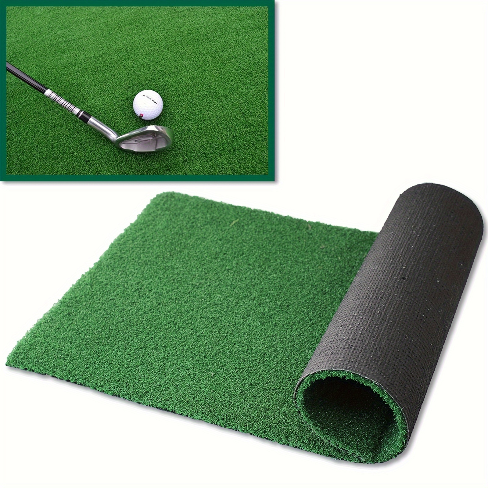 

Golf Putting Green Turf 0.47" Multi-use Artificial Grass Rug Indoor/outdoor Carpet, Golf Hitting Practice Mat At Home, Fake Grass Landscape For Décor