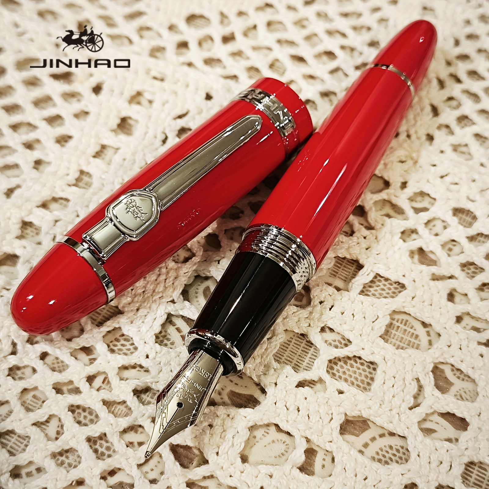 TEMU 1 pièce Stylo Jinhao 159 Grand et Lourd & Converter d'Encre de Recharge Collection ' Stylo d'Écriture