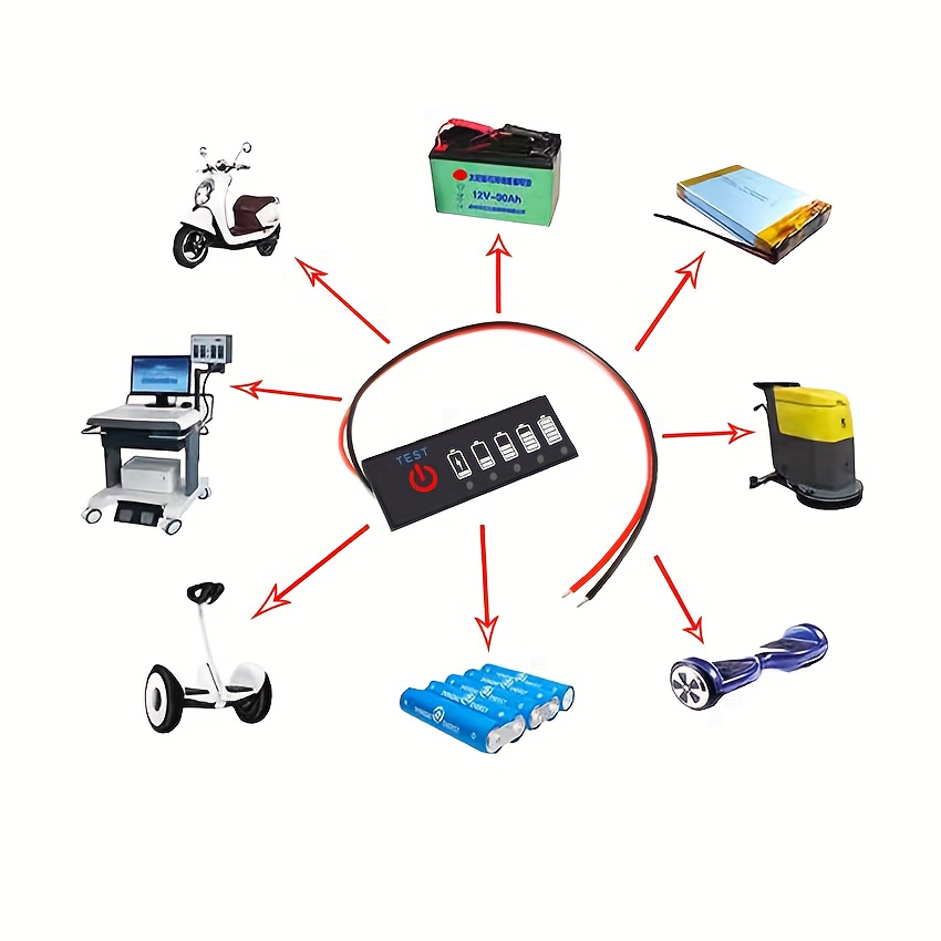 1pc battery level indicator battery level display lithium battery percentage indicator board battery level Product details 0