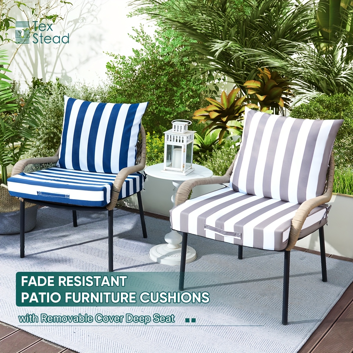 memory foam patio chair cushions
