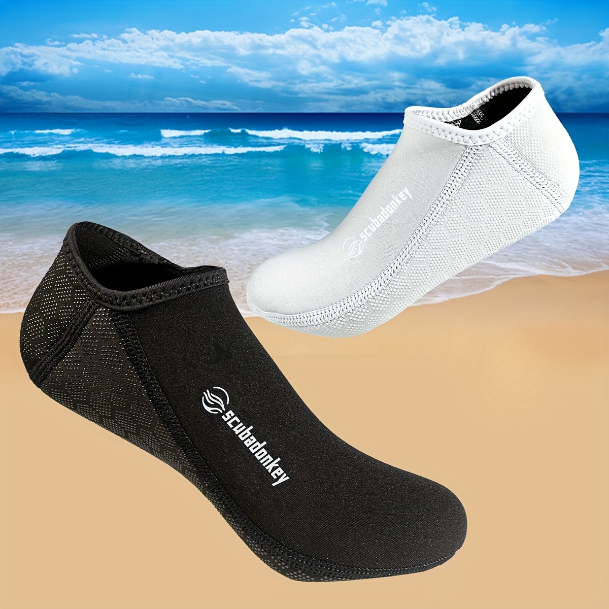 pair 3mm neoprene beach socks non slip durable womens Temu