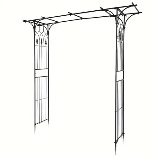iron arch 13mm tube courtyard plant planting flower art plant trellis wedding arch lawn wedding layout multi purpose