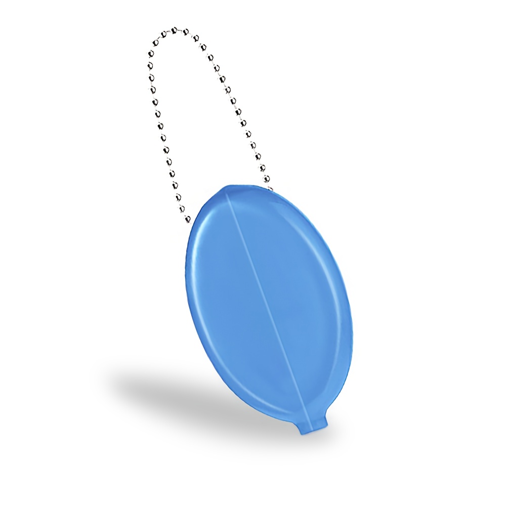 TEMU 1pc Silicone Extrusion Oval - Chain Design - Suitable For Men And Women, Suitable For Daily Carrying, Traveling And Outdoor Use (due To In