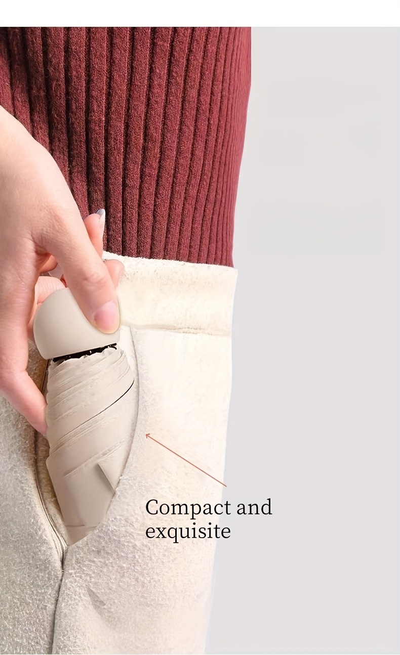 Un ensemble de deux parasols pare-soleil pour couple - Élégants et portables, conception pliante manuelle, livrés avec un étui capsule de rangement, adaptés à toutes les saisons, disponibles en trois options de couleurs