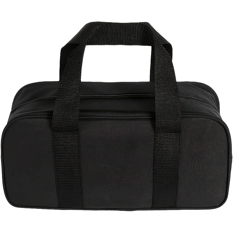 TEMU 1pc Grand Kit d'Outils à Main en Tissu Oxford Épais et Tissé à de Grande Capacité avec de Fermeture Éclair Large, Adapté au Stockage d'Outils de