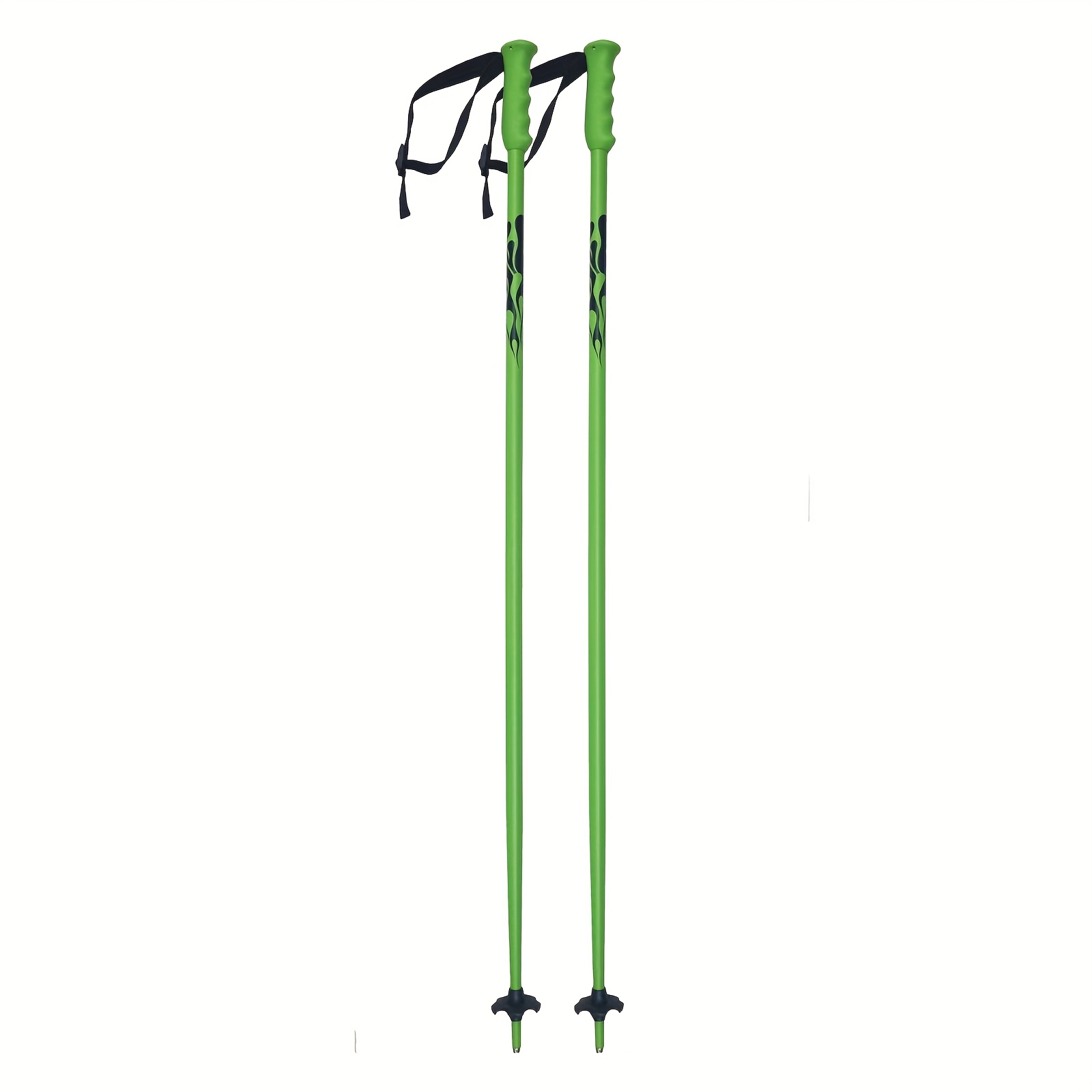   of green 110cm outdoor ski poles single section aluminum alloy multi functional lightweight skiing equipment