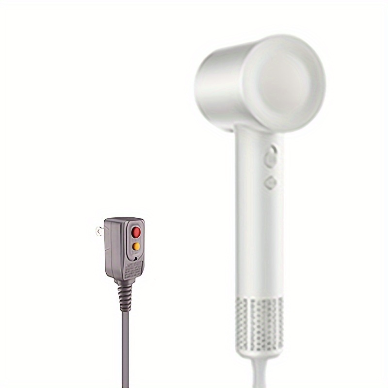 TEMU High Speed Hair Dryer, Hairdryer, 1600w, Fast Drying, 110, 000 Rpm Brushless Motor, Protective Plug, 200 Million Negative Ions, Blow Dryer Without Heat Damage, , For With Magnetic Nozzle