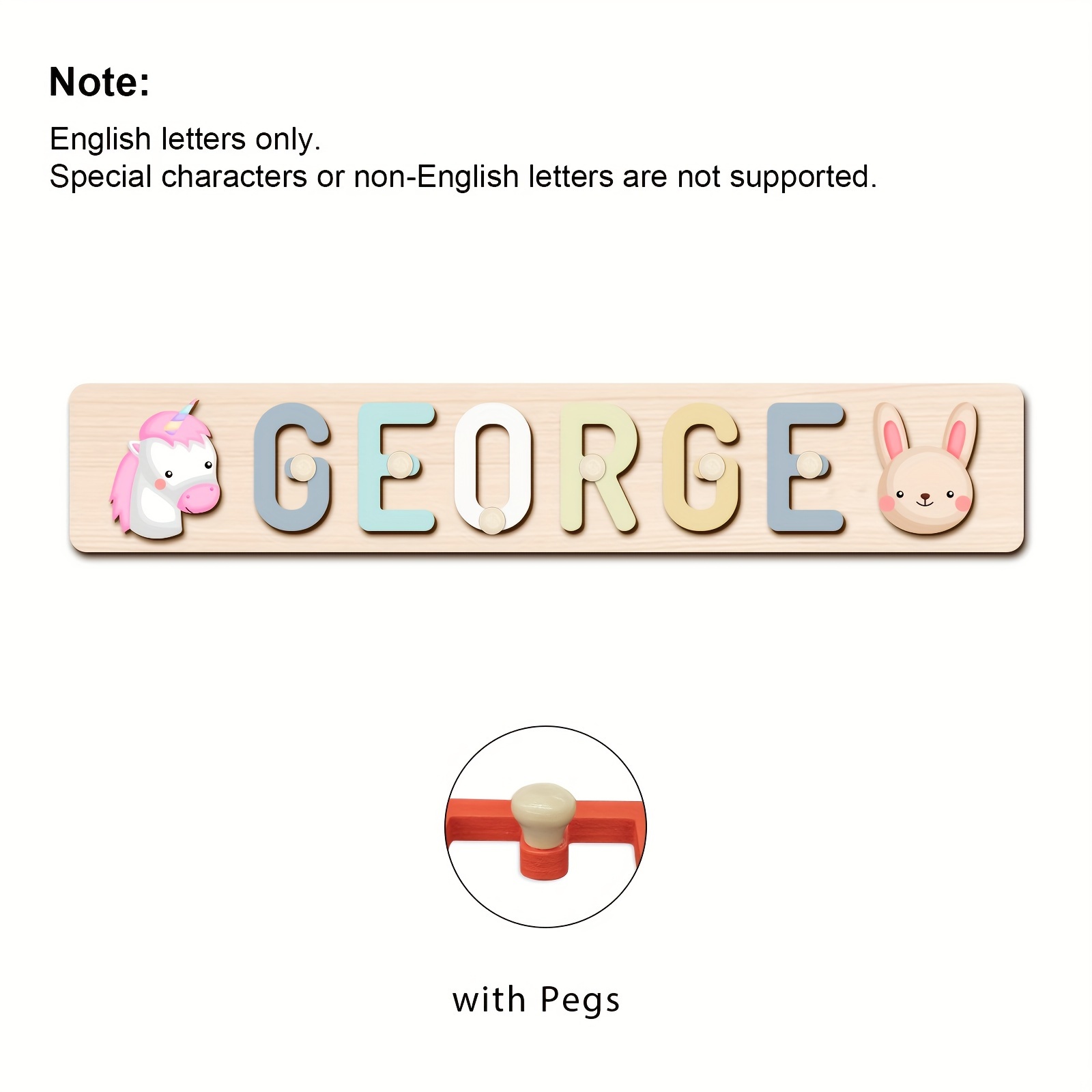 Original Custom Name Puzzle, Interactive Letter Puzzle Toy