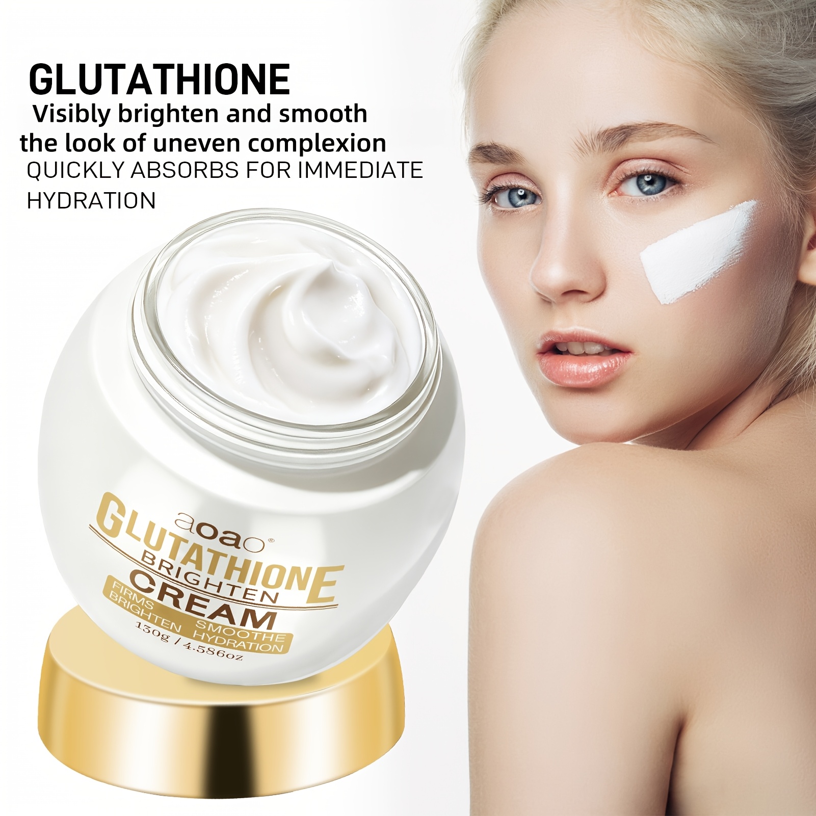 130g glutathione night cream vitamin c hyaluronic acid