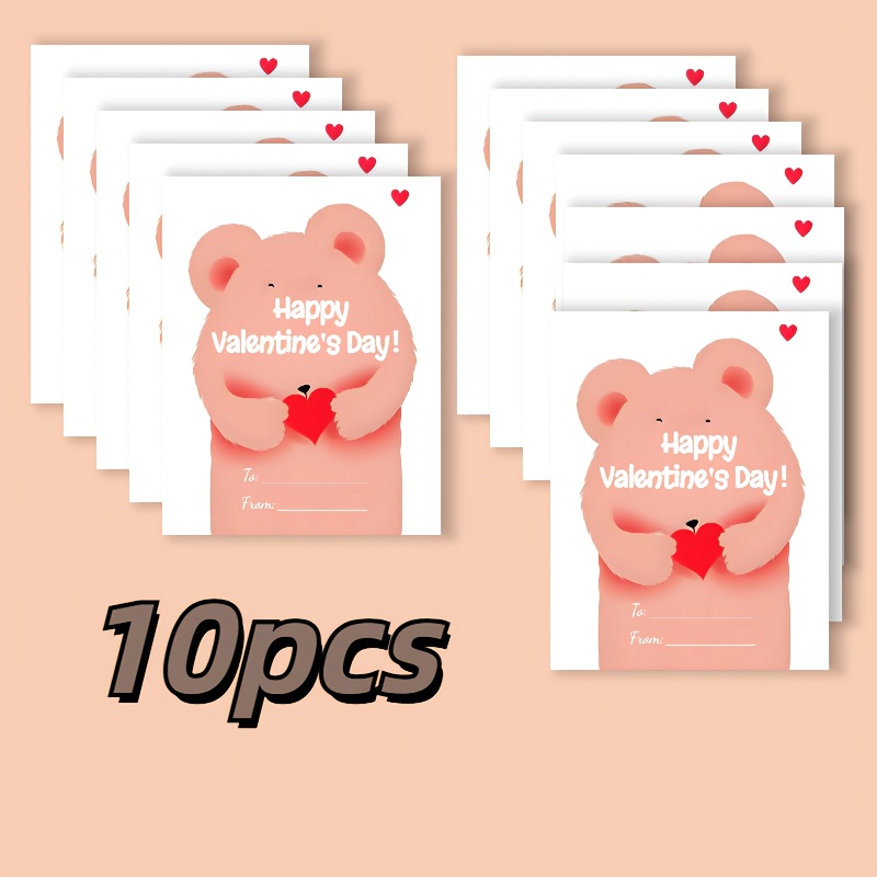 

10/30/50 Valentine's Day Cards, Exchange Cards, Suitable For Class Classroom Activities Gifts, Give , , Relatives, Colleagues, Valentine's Day Gifts, Valentine's Day Greeting Cards