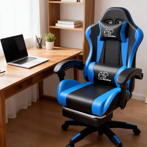 1pc chair suitable for adults and teenagers featuring a lumbar support and fixed armrests with an ergonomic seat home modern gaming chairs high quality padding suitable for home and office use