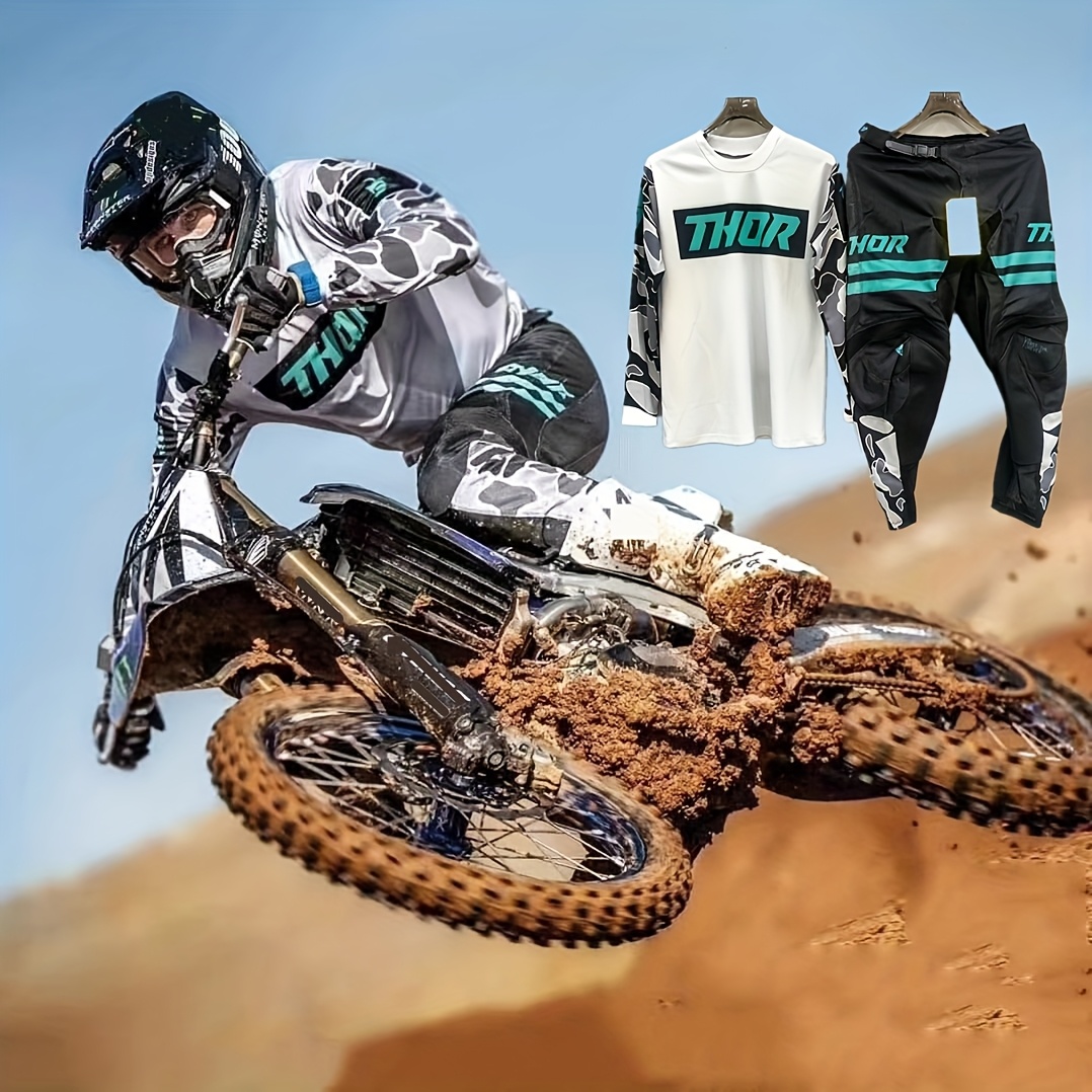 Dirt Bike Motorcycle Riding Overalls 2025 And White Outdoor Off