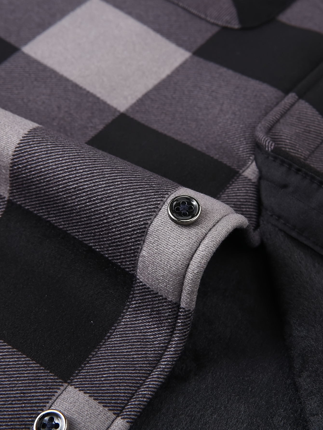 Thermisch werkschort met capuchon voor heren - Heavy-duty fleece gevoerde winterjas met ruitpatroon, volledige ritssluiting aan de voorkant, lange mouwen, overhemdjasje met knoopsluiting voor boerderij, bouw, buiten - Dik geïsoleerd laagstuk (s-3xl) - Ideaal voor Col