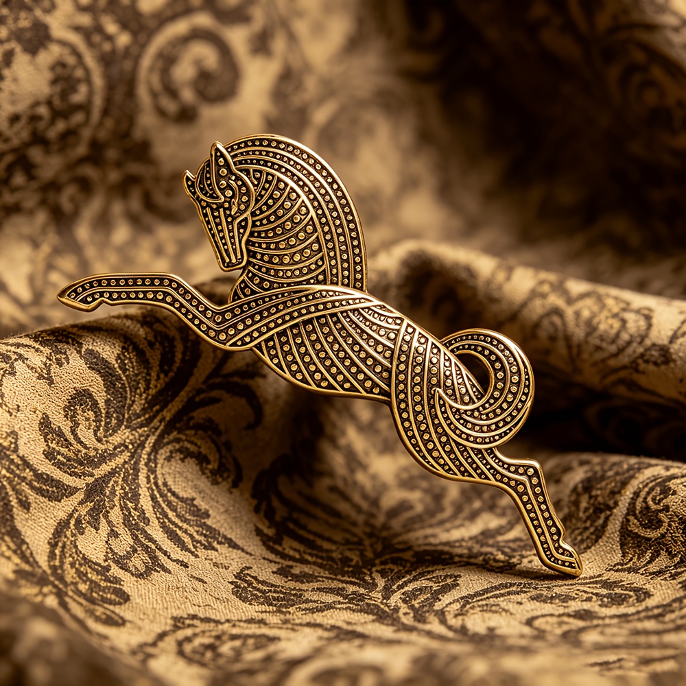 horse brooch sold on Temu United States