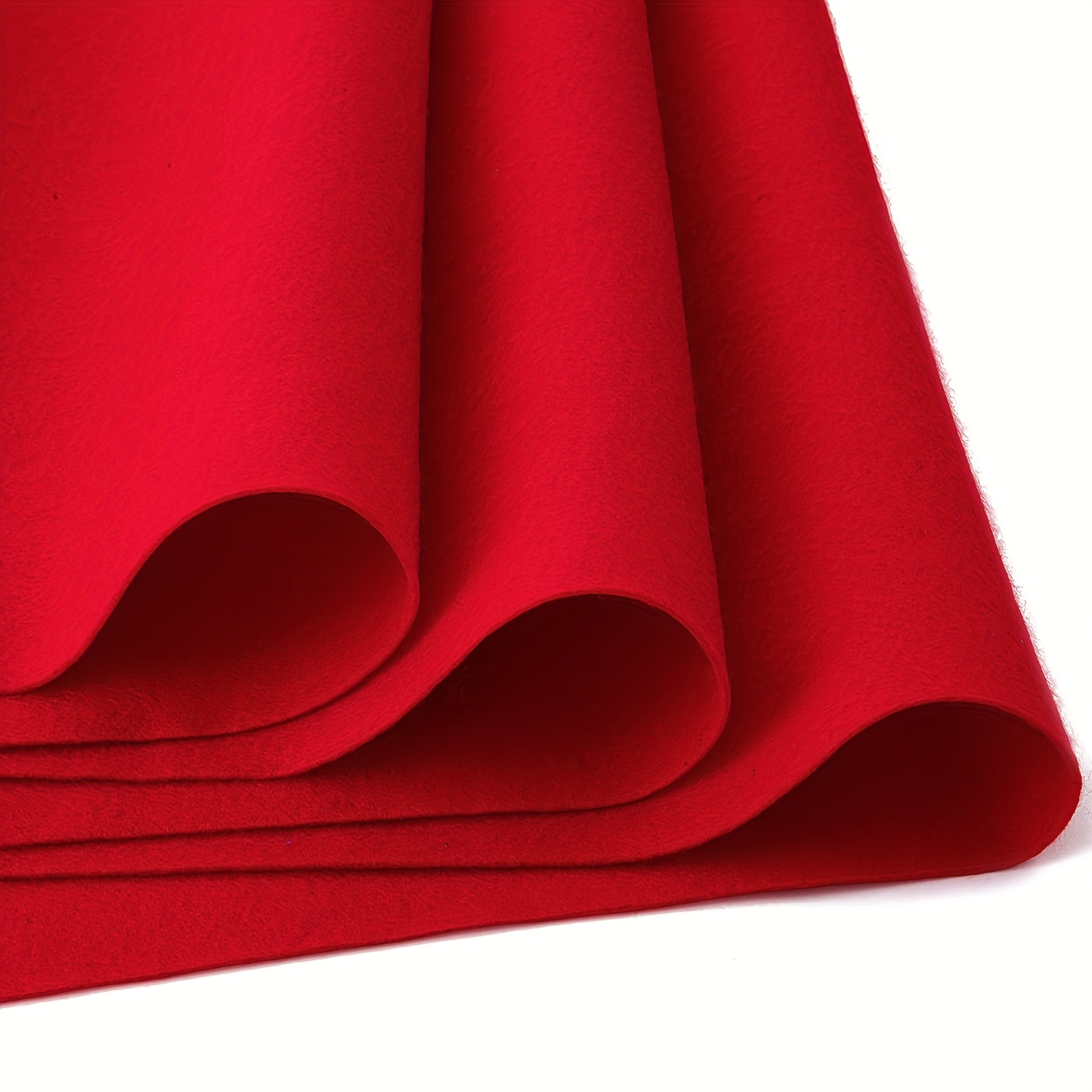 E-shop Filz Vliesstoff - 12 Farben, 20 x 200 cm, 1 mm Dicke, Bastel- und Nähmaterialien, zum Basteln von Puppen, Patchwork, Handarbeiten,