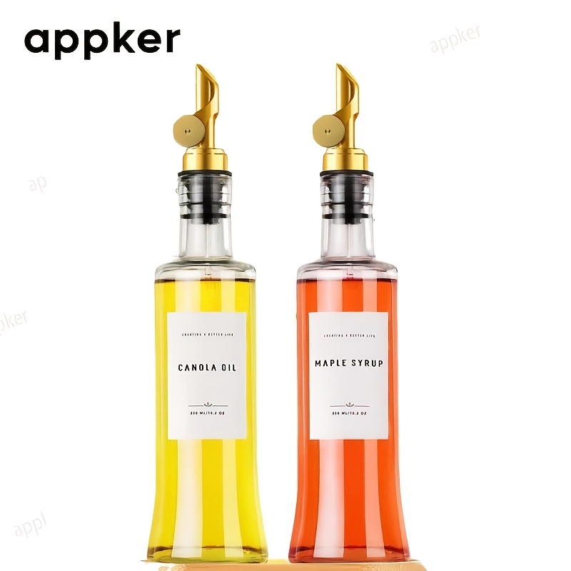 

Appker 1/2pcs Oil , Oil And Set W.metal , , Oil Cooking Oil , Oil Bottles For Kitchen, Oil Nozzle, 's Day ,christmas