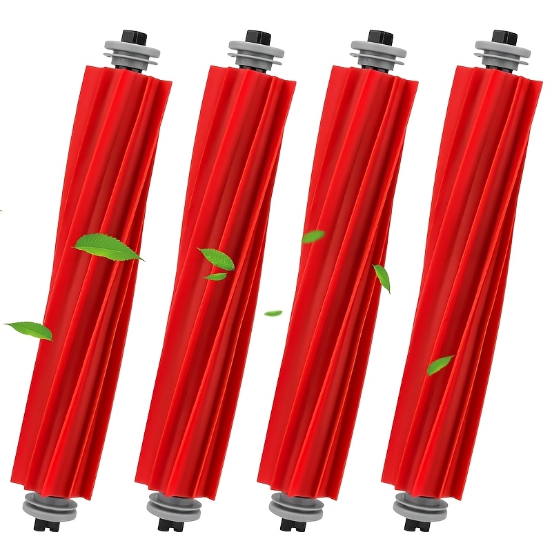 TEMU 4pcs Compatible For S7, Qv 35a/35s, Q7, Series Vacuum Replacement Brushes Suitable For S7 Robotic Vacuum, Mop