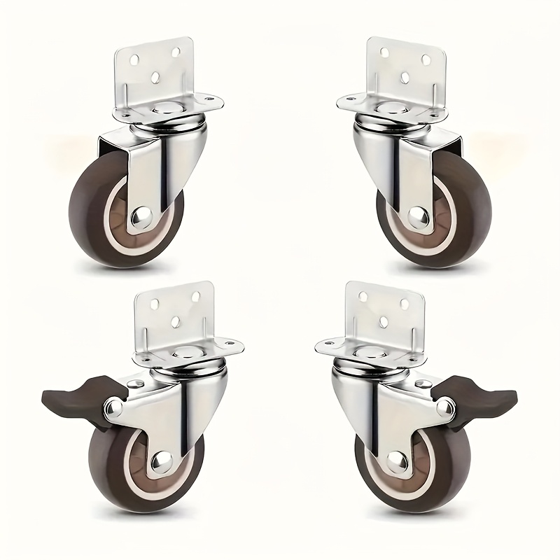 E-shop 4-teiliges 1,25/2 Zoll L-förmiges Drehgelenk, 2 Universal + 2 mit , 5-Loch L-förmige Klemmseitenhalterung, geeignet für enge Einbauplätze,