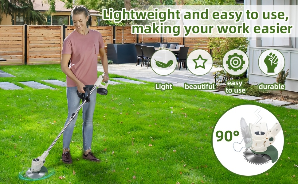 Lovewe Weed Eater in Action