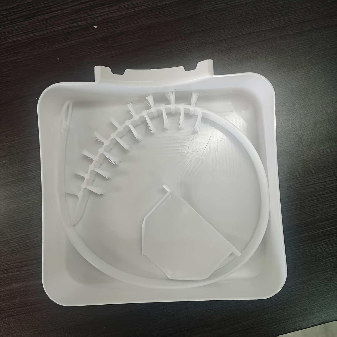 Image of 2 Pack Combo Set Of Washing Machine Drain Pan And Cleaning Accessories, High Water Leakage Tray, Stops Water Overflow And Protects Laundry Room Floors, For Bosch, For Washing Machines