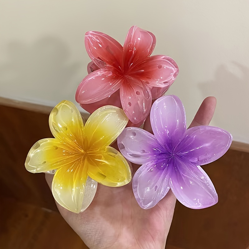 Flower barrettes hotsell