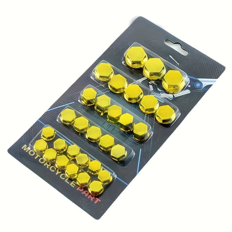 universal 30pcs modified accessories decorative screw caps engine cover protective covers in multiple colors for motorcycles and electric bikes motorcycle accessories and parts motorcycle accessories Product details 4