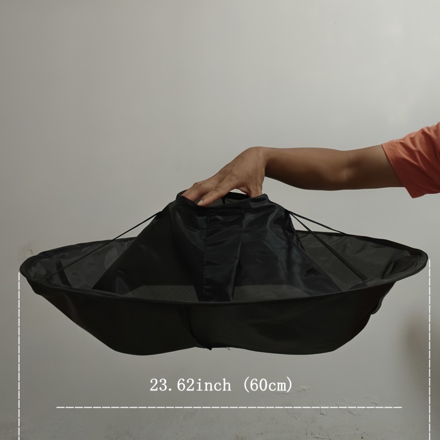 1pc, Umbrella-Shaped Hair Cape, Professional Salon Hair Gown, Foldable Polyester Hair Hat, Easy to Clean, Durable Hair Salon Wrap