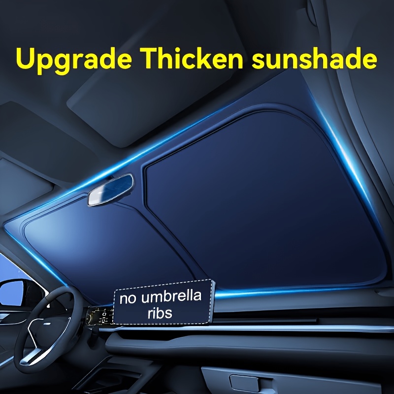 this large sized sunshade is   and boasts   heat insulating   it   blocks   sunlight and   making it   an indispensable sun protection companion  
