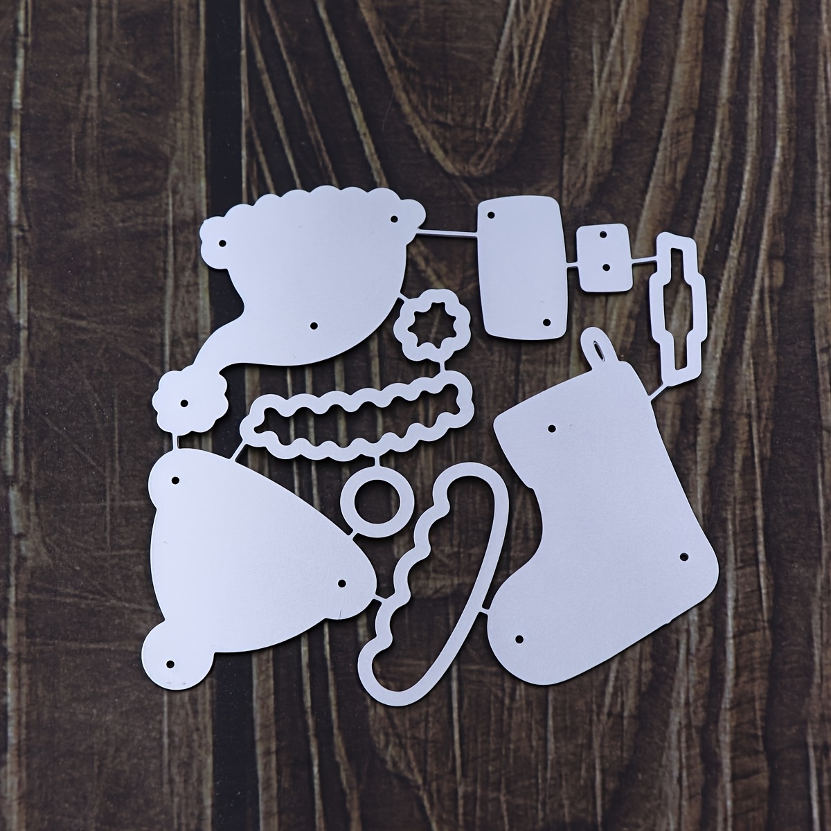 Image of New Christmas Boots And Hats Metal Cutting Embossing Knife Mold, Best For Christmas