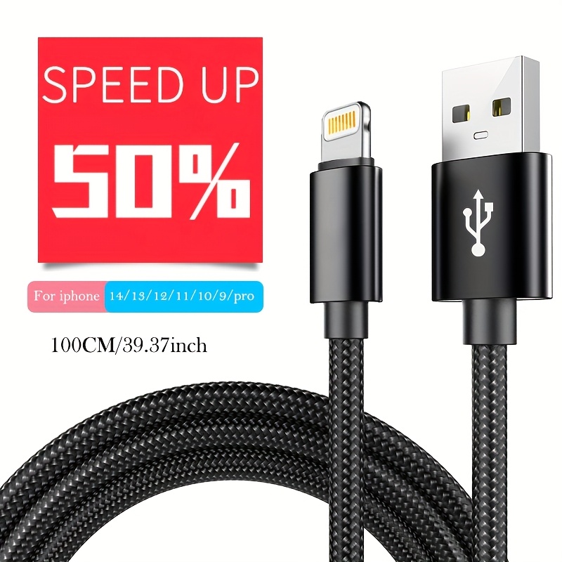 Cavo 8 Pin Per Apple Cavo Di Ricarica Mcdodo USB Per IPhone, Intrecciato In Nylon, 1.2m, Compatibile Con IPhone 14/13/12/11/X/8/7/6 E IPad IPhone 11 Cavo