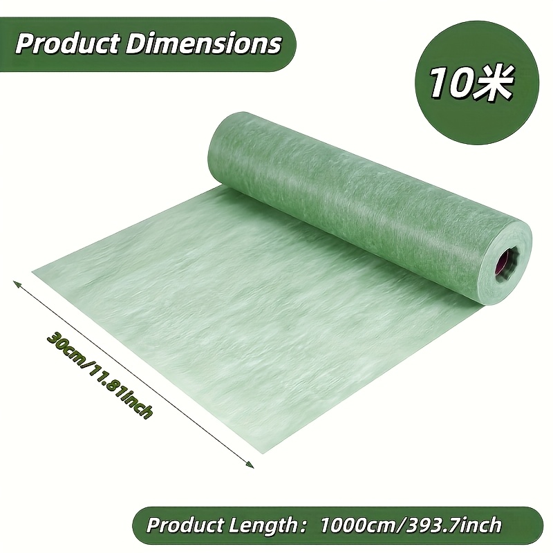 TEMU Elegant Green Polyester Table Runner, Rectangular, Perfect For Easter, Birthdays, Weddings & Special Occasions, Featuring A Floral Pattern And