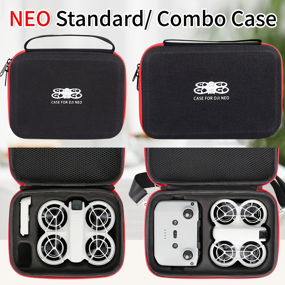 Étui De Protection Rigide Pour Drone DJI Neo 2 - Sacoche De Transport étanche Avec Poches | Coque Résistante Aux Chocs, Compacte, Avec Mousqueton - 8
