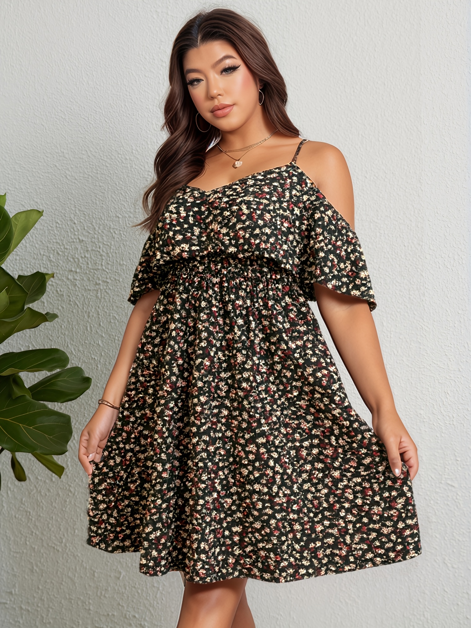 sachin and babi light blue dress plus size plus size elegant directional small floral print