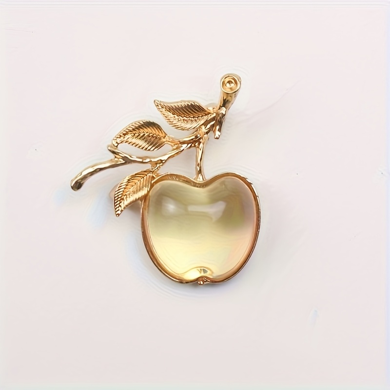 E-shop 1 Stück Elegante -Gelee--Brosche Damen Klassische Vintage Obst-Nadel Schmuck Festgeschenk