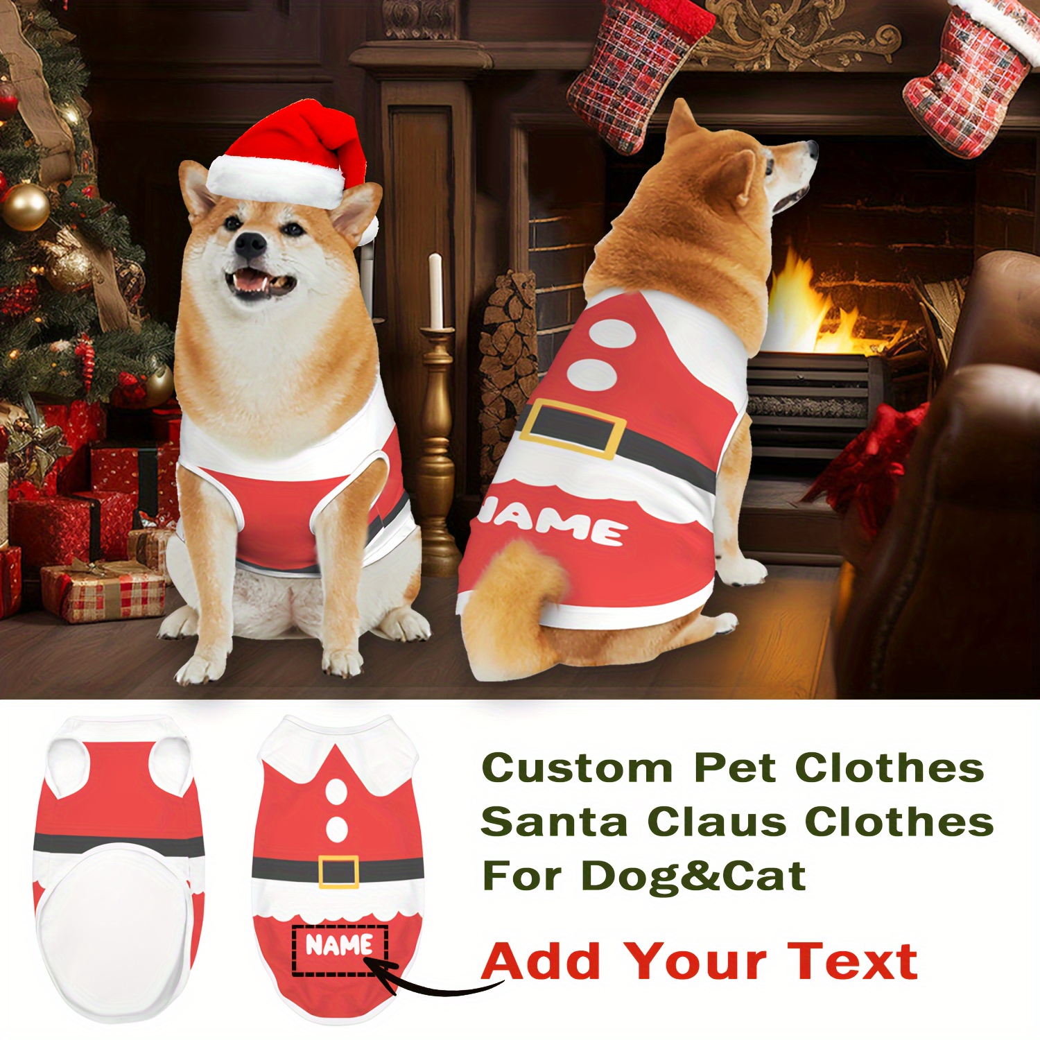 

Customizable For - Personalized Pet Clothes, For - Polyester For - - Suitable For , Small, & Breeds