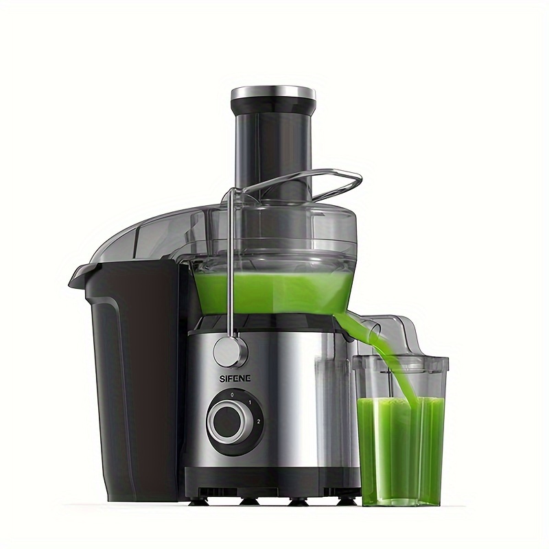 

1pc Sifene 1300w For Moto Centrifugal Juicer, 3.2" Stainless Steel Extractor, Bpa Free, Easy Clean, Plug Powered With Us Plug For Whole Fruits & Vegetables