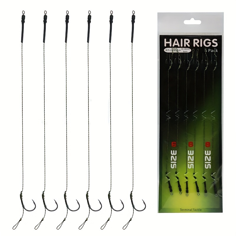 Bag Carp Fishing Hair Rigs High Strength Barbed Hook Carp - Temu