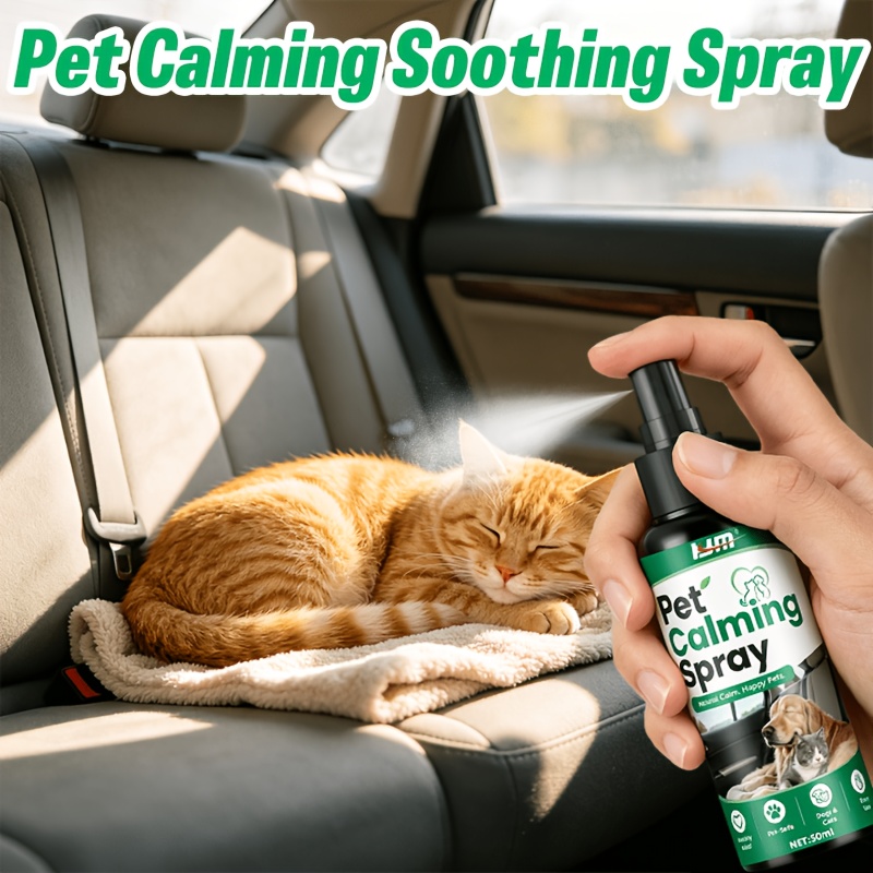 TEMU Pet , Pet -free Spray, Effectively Alleviating Barking And Noise Issues, Suitable For Cats, Dogs, And Various Pets, Can Suppress Pet Nighttime