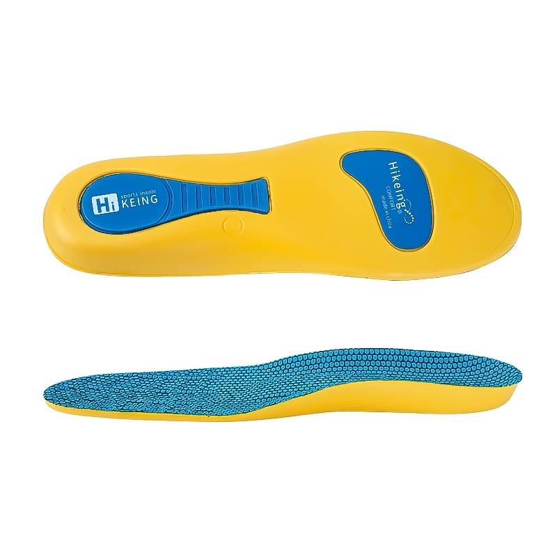 TEMU Shock Absorption Sports Insoles For - Eva Arch Support Breathable Basketball Insoles, Anti-slip Comfortable Elastic Shoe Inserts, For Athletic