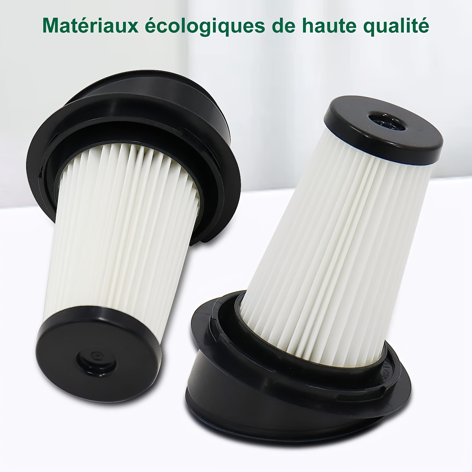 fishone 4pcs zr005201 spare filters compatible with rowenta rh65xx series vacuums high   replacement accessories details 1