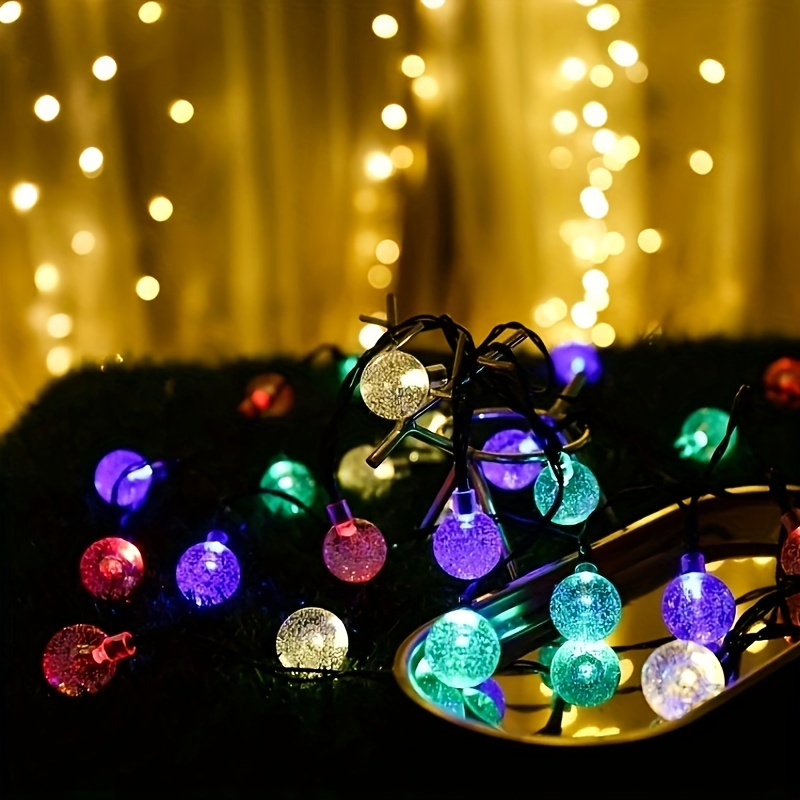 Colorful Outdoor Solar Light String