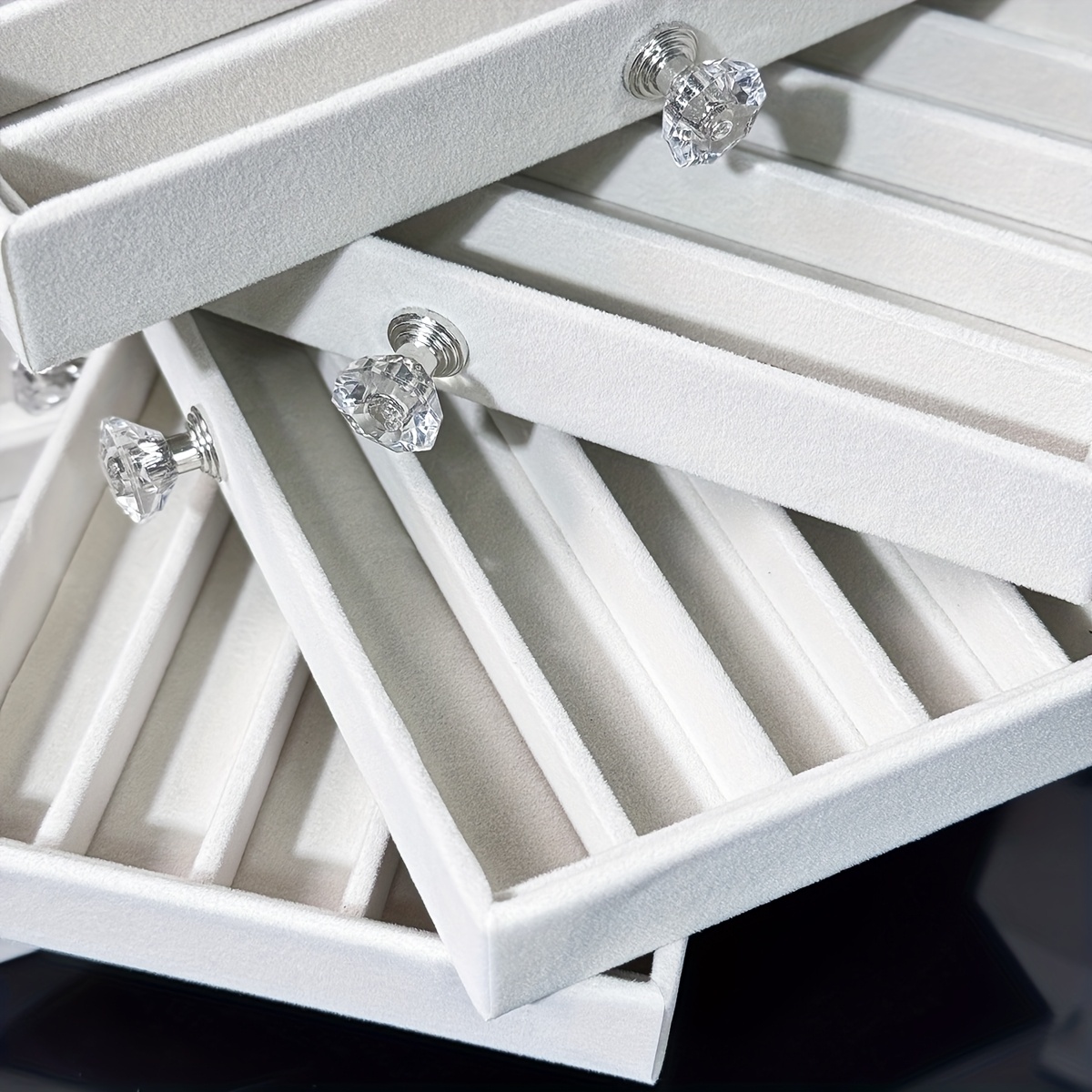 Desktop Jewelry Organizer, Multi-Layer Storage Box