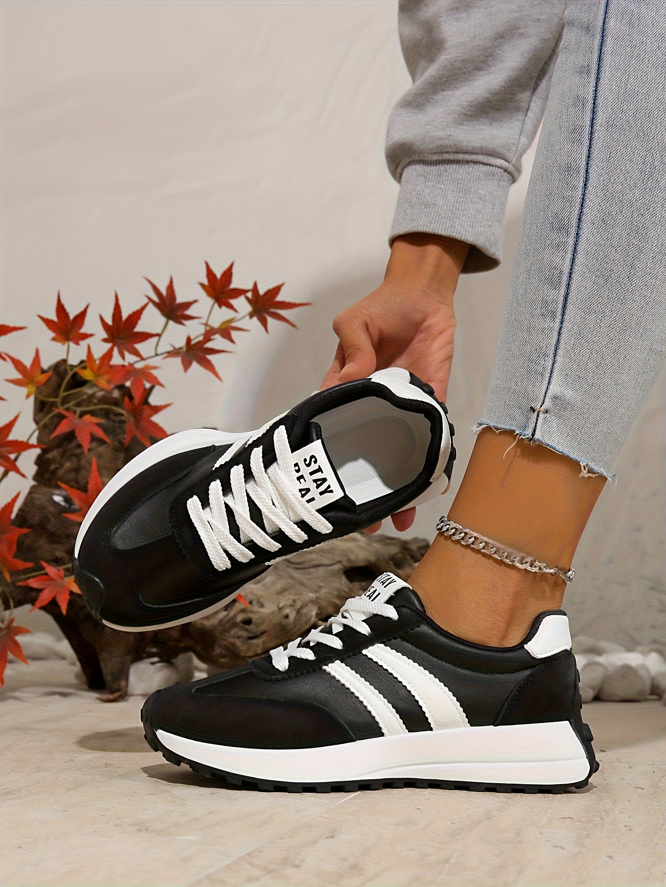 Women's Casual Sneakers 2025 New Hot-Selling Style, Green Fashion Trendy Platform Height-Increasing Shoes, Versatile Comfortable Mustard Yellow and White Black Multi-Color Options, Sports Casual Shoes, Women Shoes