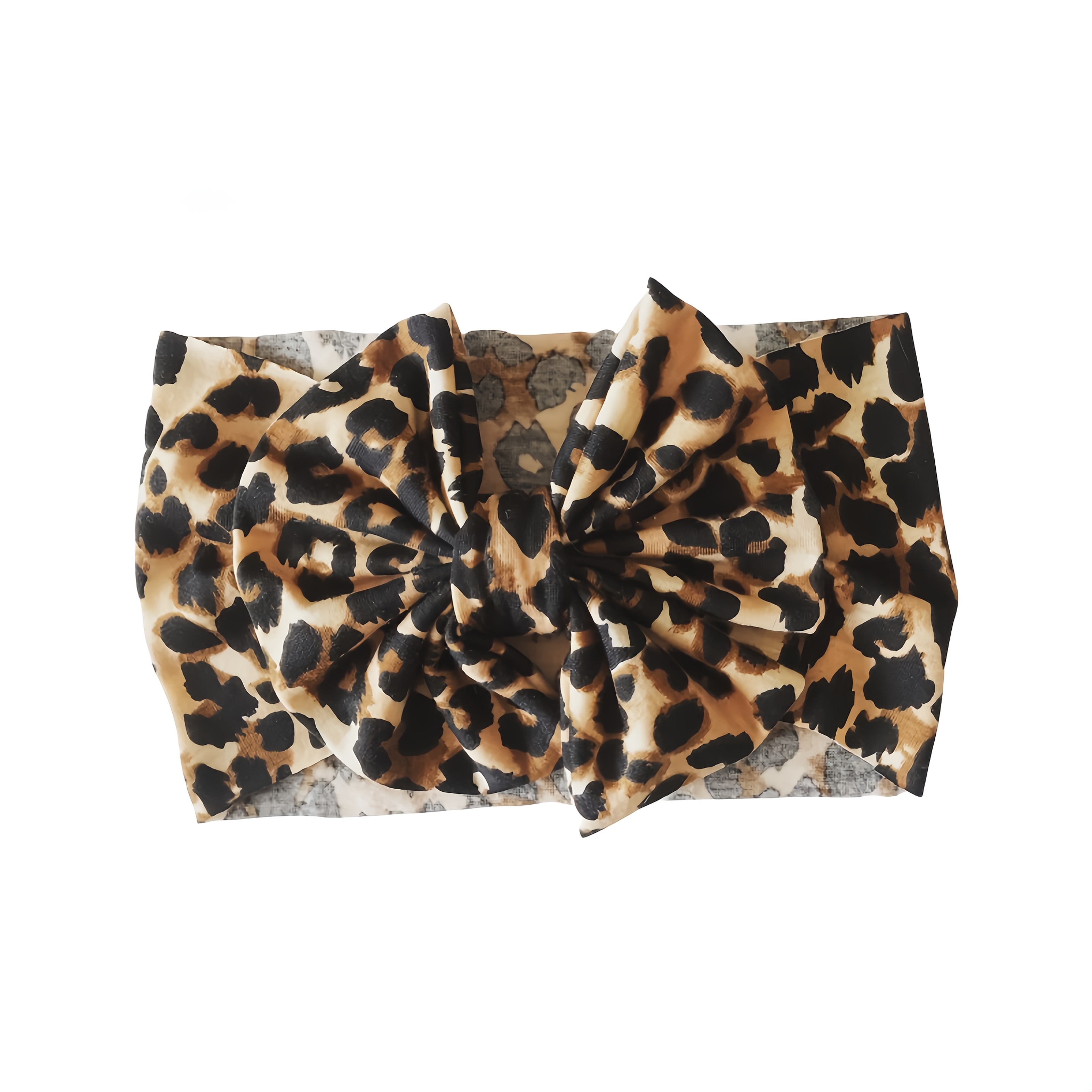 1pc Kids Leopard Print Headband With Bow