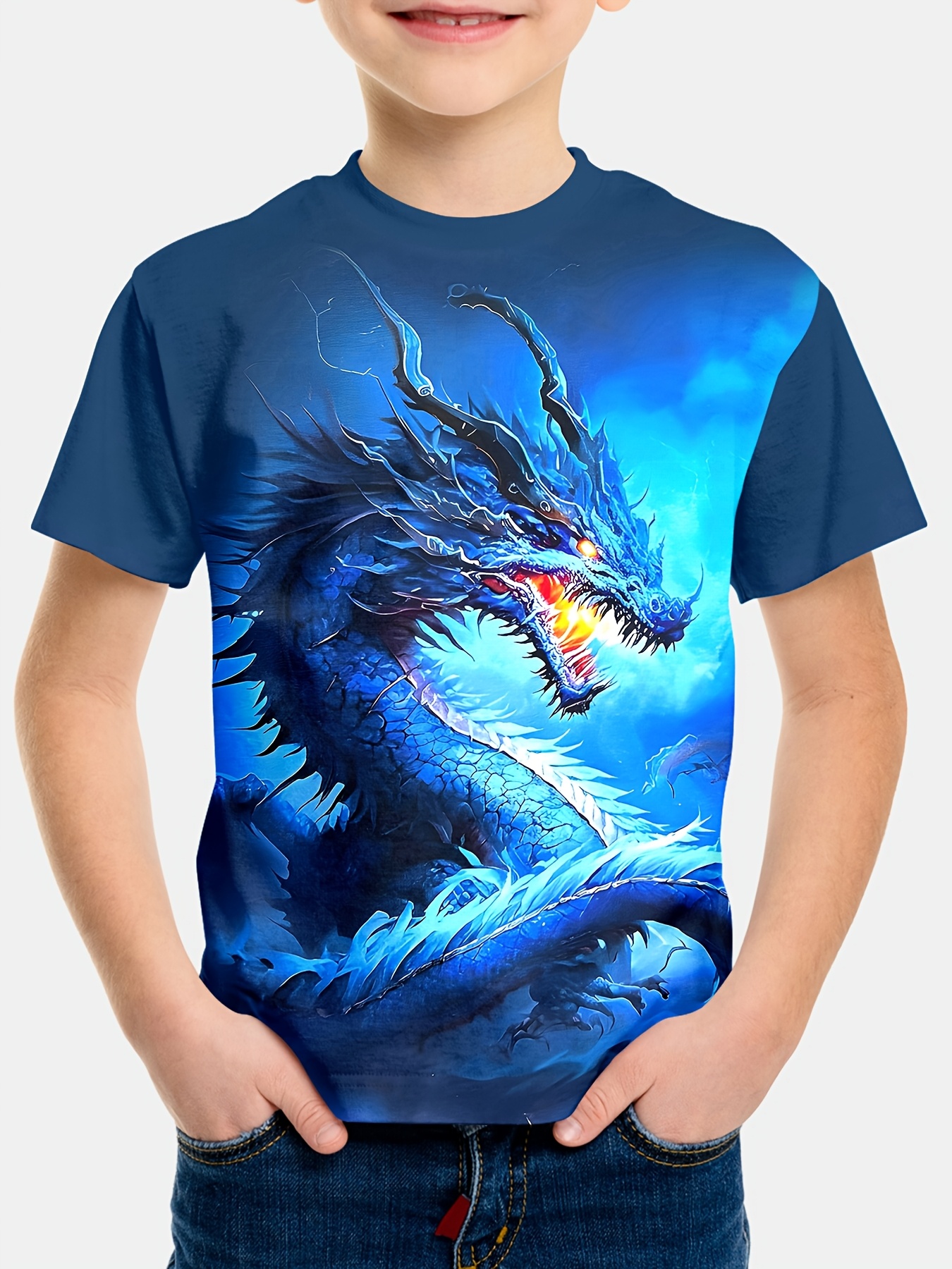 boys graphic t shirt 100 polyester short sleeve Temu Australia