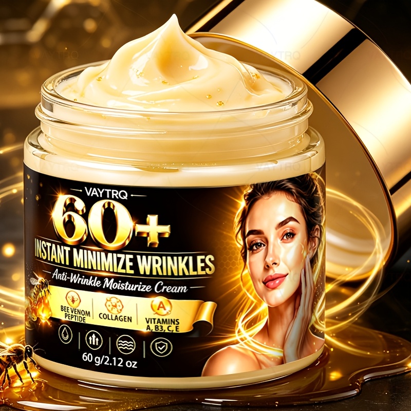 Image of 2026 Instant Firming And Lifting Cream, Rich In Collagen, Retinol, And Bee Venom. Minimizes Wrinkles And , Leaving Skin Smoother And . Absorbs Quickly, Firming And Hydrating. Suitable For Types.
